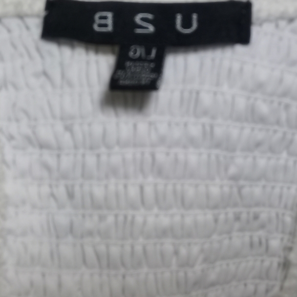 Seduction White Lace Crop Peplum - Picture 5 of 5